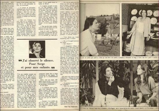 jacques doillon jane birkin reportage presse magazine belgique le-soir-illustre-n-2549-30-avril-1981