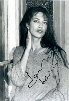 Jane birkin autographe