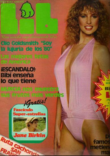 Jane Birkin couverture magazine LIB n° 260 ano 6 13 octobre 1981