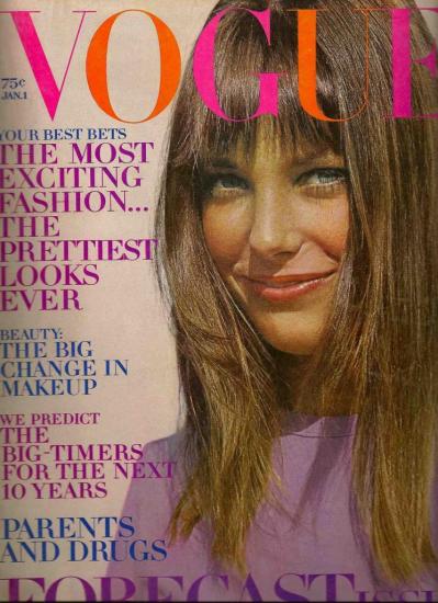 Jane Birkin couverture magazine Vogue janvier 1970