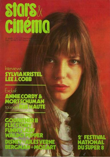 Jane Birkin couverture Stars & cinéma n° 7 - 3e année - septembre 1975