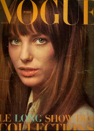 Jane Birkin couverture Vogue n° 504 mars 1970