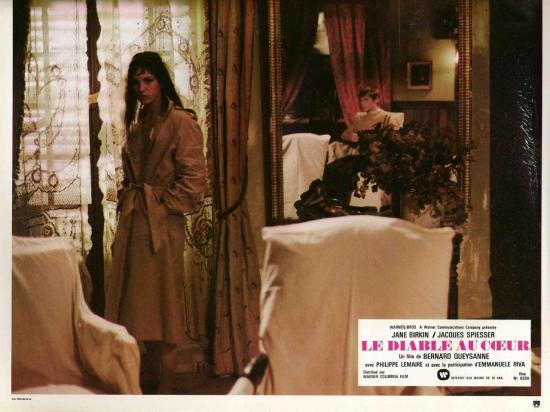 Jane Birkin film Le diable au coeur photos d'exploitation