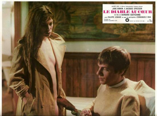 Jane Birkin et jacques Spiesser Le diable au coeur photos d'exploitation