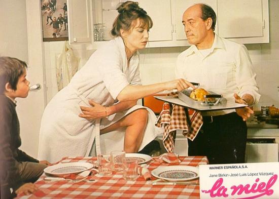 jane Birkin film La miel, de Pedro Maso