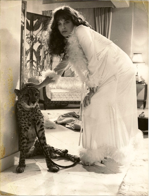 Jane birkin final days of filming the mustard goes up my nose with her leopard la mourade me monte au nez photo de plateau keystone copie