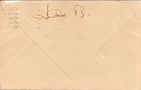 jaune birkin autographe courrier lettre