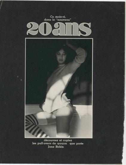 jane birkin pub magazine 20 ans