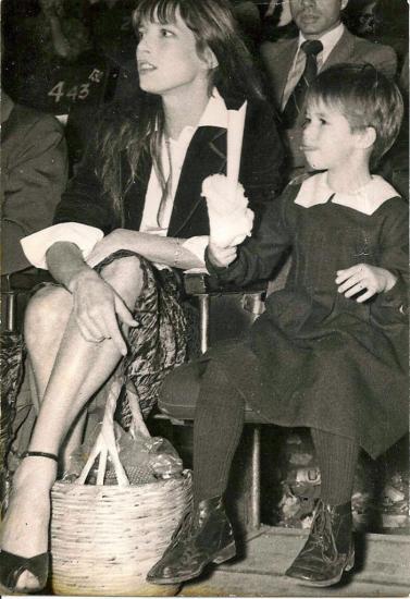 photo agence Jane Birkin et Charlotte Gainsbourg