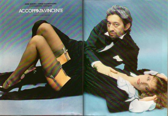 Jane Birkin et Serge Gainsbourg Playmen, edition italienne - n 7, juillet 1979