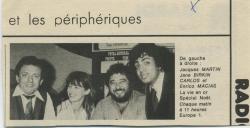Jane Birkin presse française