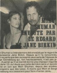 Jane Birkin presse française