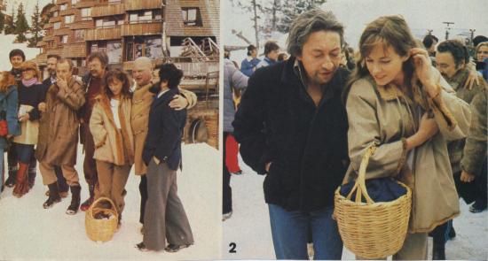 Jane Birkin et Serge Gainsbourg presse française