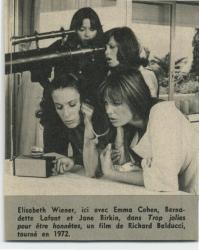 Jane Birkin presse française
