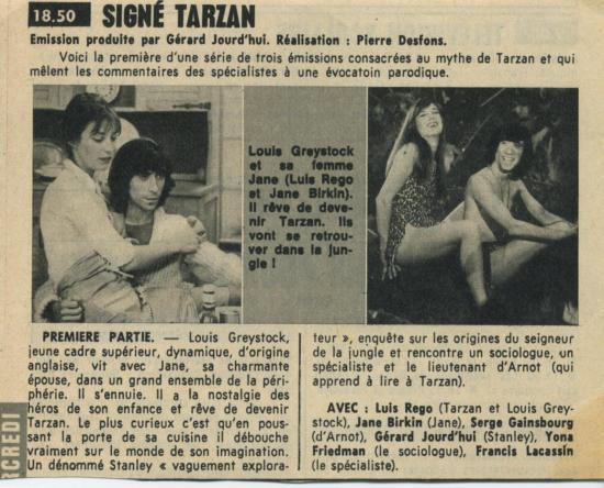 Jane Birkin presse française