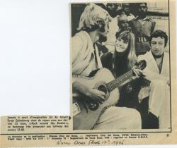 Jane Birkin et Serge Gainsbourg article presse française