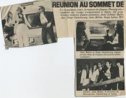 Jane Birkin Gainsbourg Hallyday article presse française