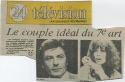 Jane Birkin et Alain Delon article presse française