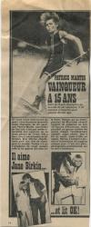 Jane Birkin coupure de presse