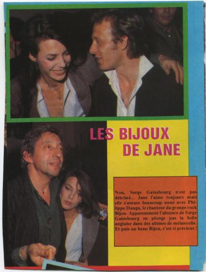 Jane Birkin coupure de presse
