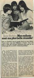 Jane Birkin article de presse