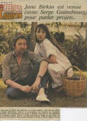 Jane Birkin article de presse