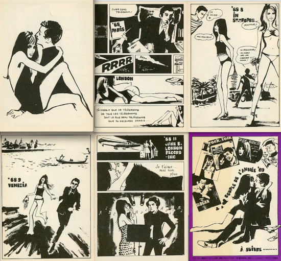 Slogan BD jane birkin serge gainsbourg Japon