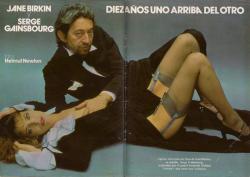 Jane Birkin et Serge Gainsbourg Yes, presse etrangere espagnole, n 35  - 16 fevrier 1978  e